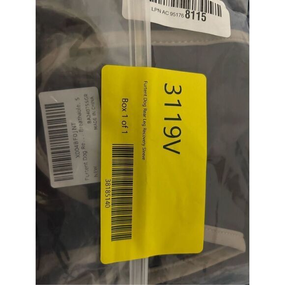 Brand New Furtent Dog Sleeve Recovery Size Small for Right Leg Black - Picture 3 of 8